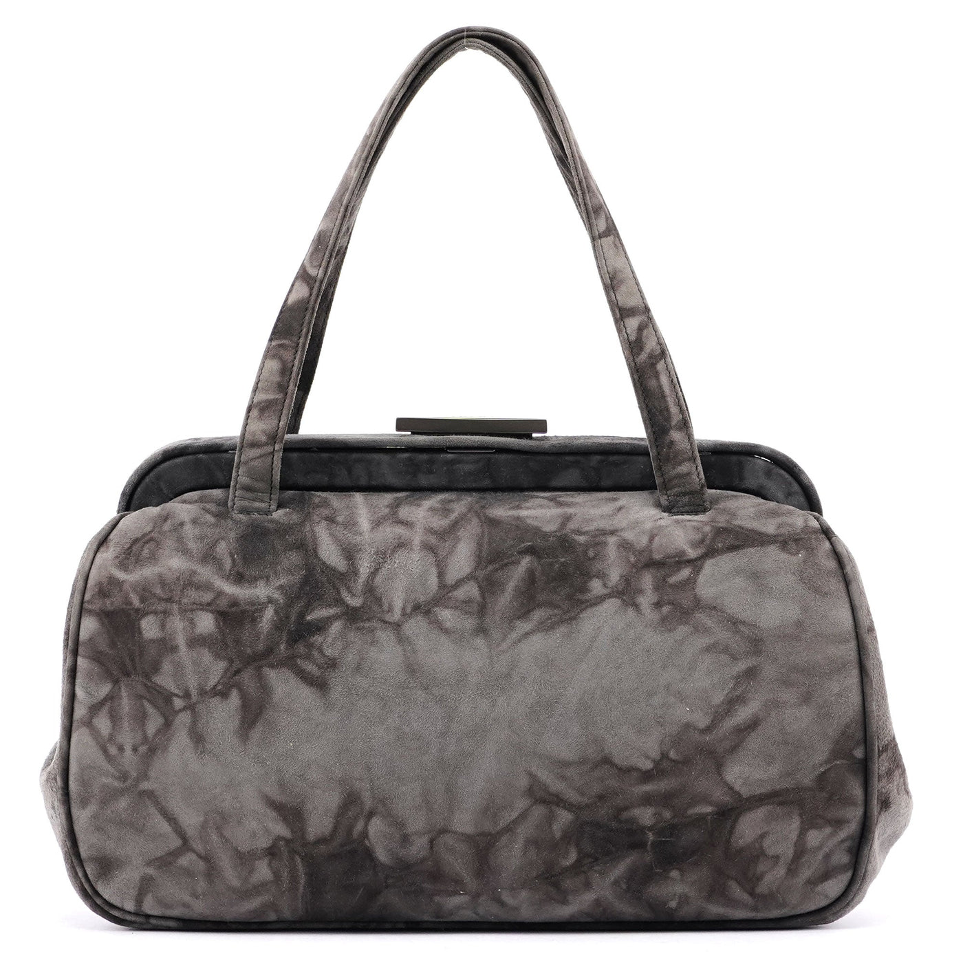 Grey Tie Dye Clutch Top Handle Bag - Product Image 3