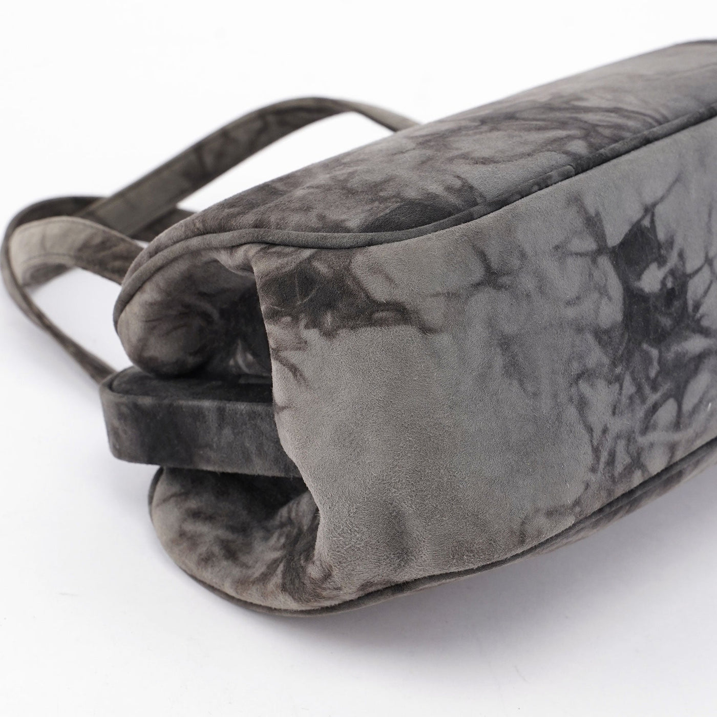 Grey Tie Dye Clutch Top Handle Bag - Product Image 6