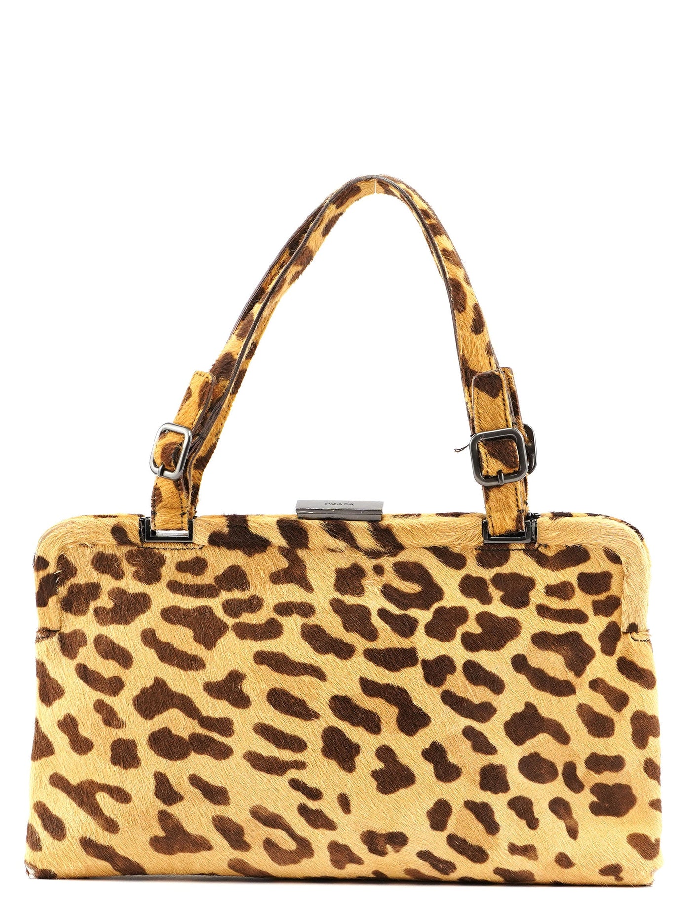 Leopard Fur Clutch Handbag | Studio Nafay