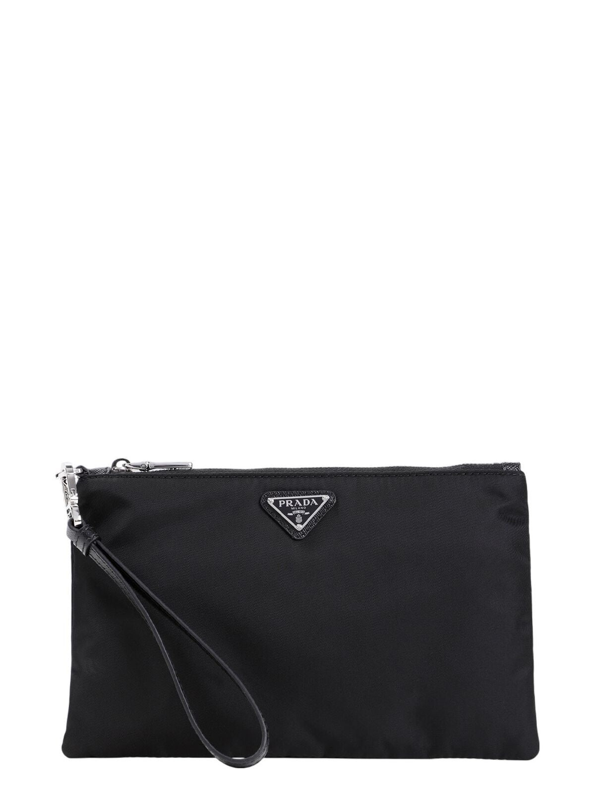 BLACK RE-NYLON CLUTCH - Product Image 2