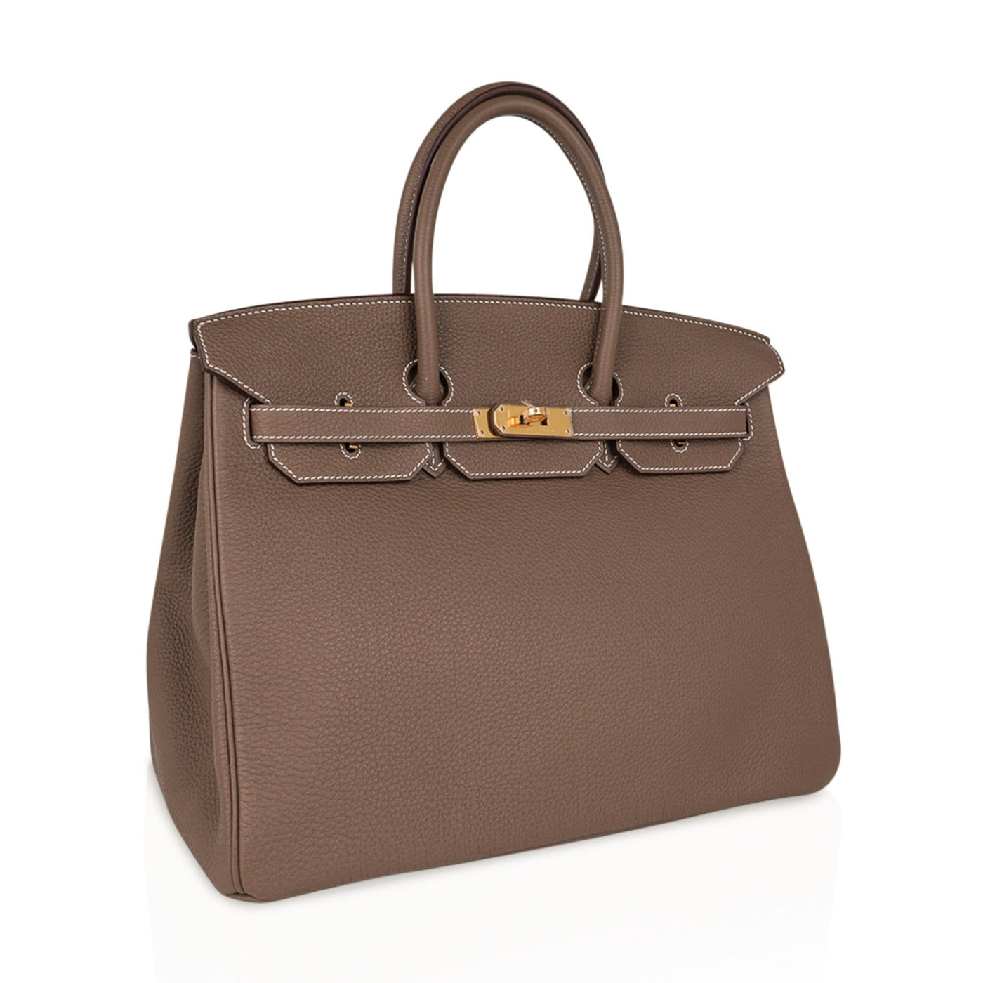 Hermes Birkin 35 Bag Etoupe Gold Hardware Togo Leather Neutral Taupe | Studio Nafay