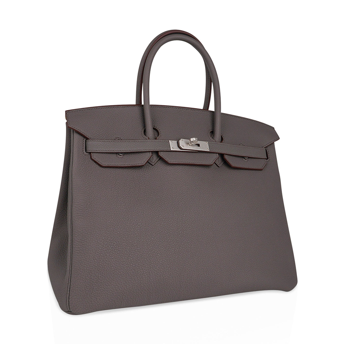 Hermes Birkin 35 Bag Etain Togo Leather with Palladium Hardware | Studio Nafay