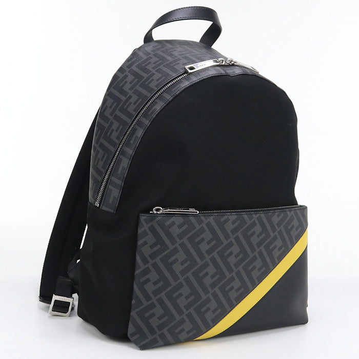 FENDI Backpack Diagonal A9XT Backpack PVC/Nylon/leather mens | Studio Nafay