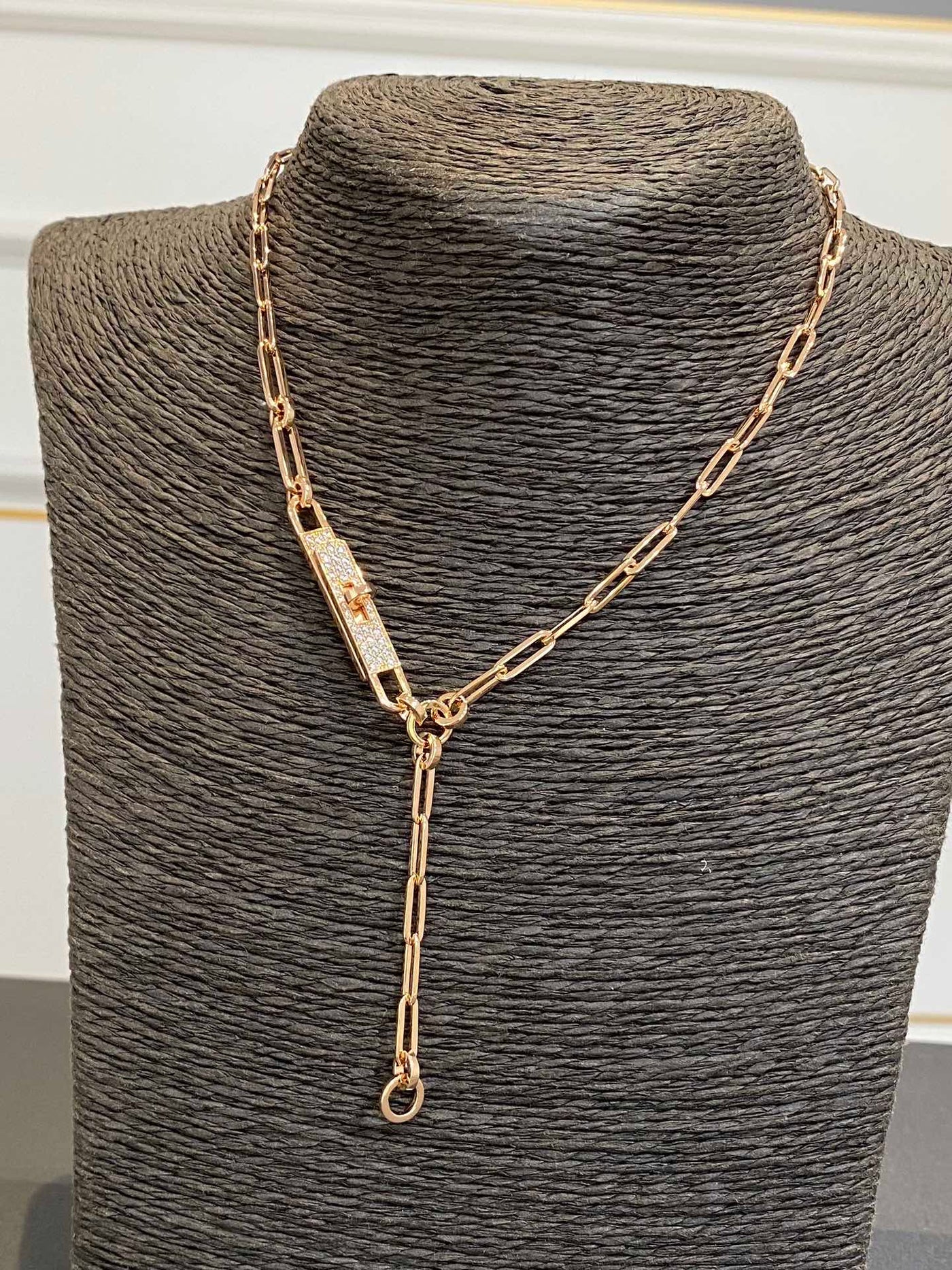 HM KELLY CHAINE CHOKER DROP NECKLACE - Product Image 3