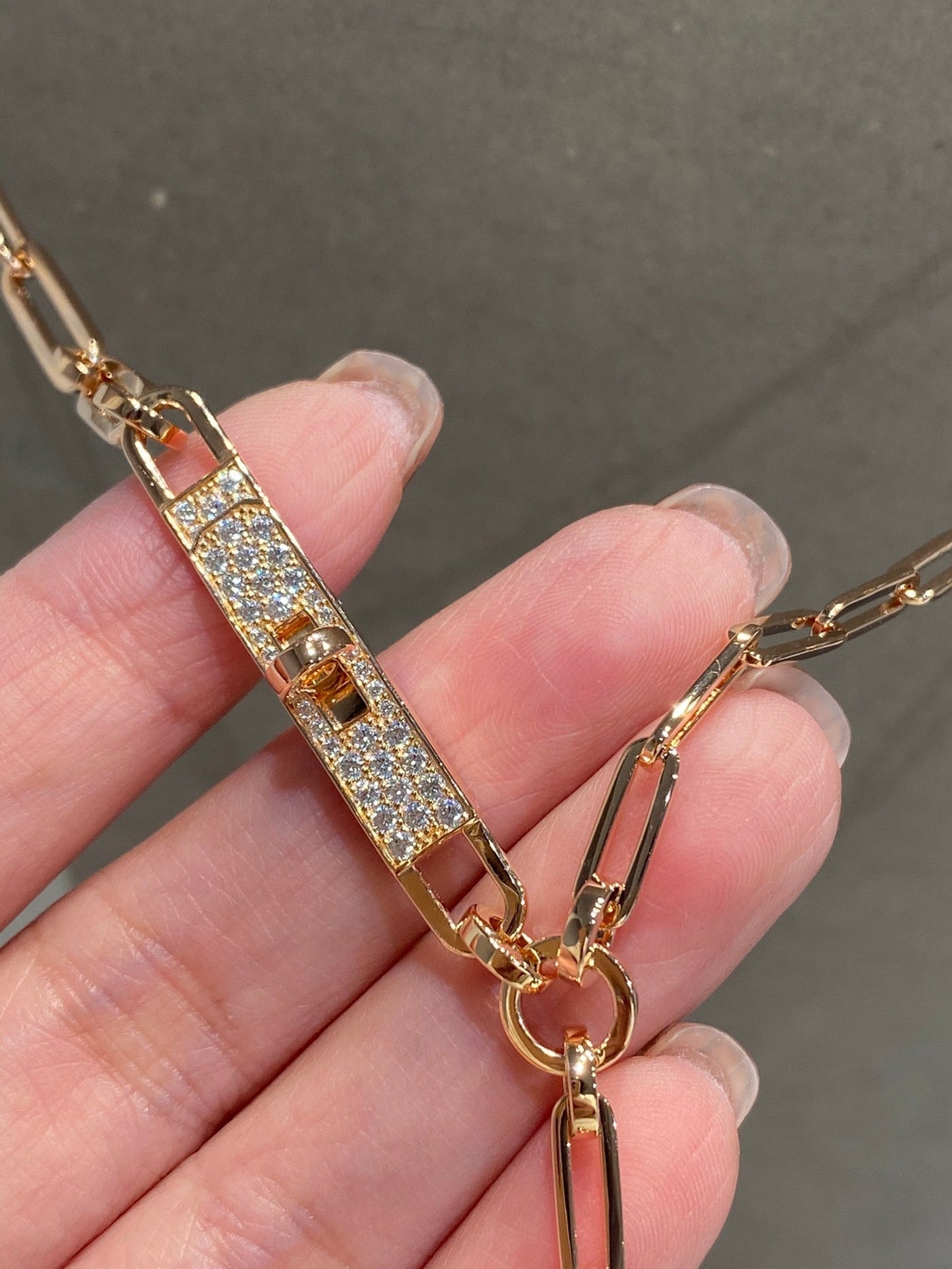 HM KELLY CHAINE CHOKER DROP NECKLACE - Product Image 5